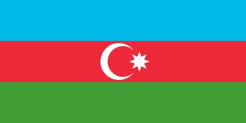 Vlajka: Ázerbájdžán