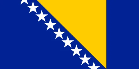 Vlajka: Bosna a Hercegovina