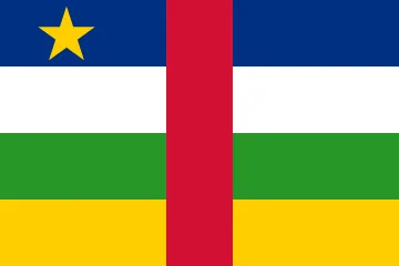 Vlajka: Středoafrická republika