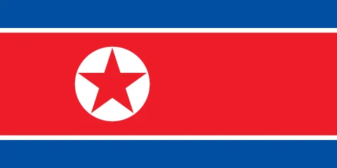 Vlajka: Severní Korea